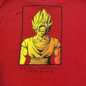Primitive Dragon Ball Z size small red